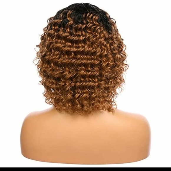 Short Curly Bob Human hair Wigs - Picture 6 of 6